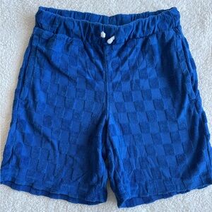 Old Navy Men's Blue Checkered Athletic Shorts